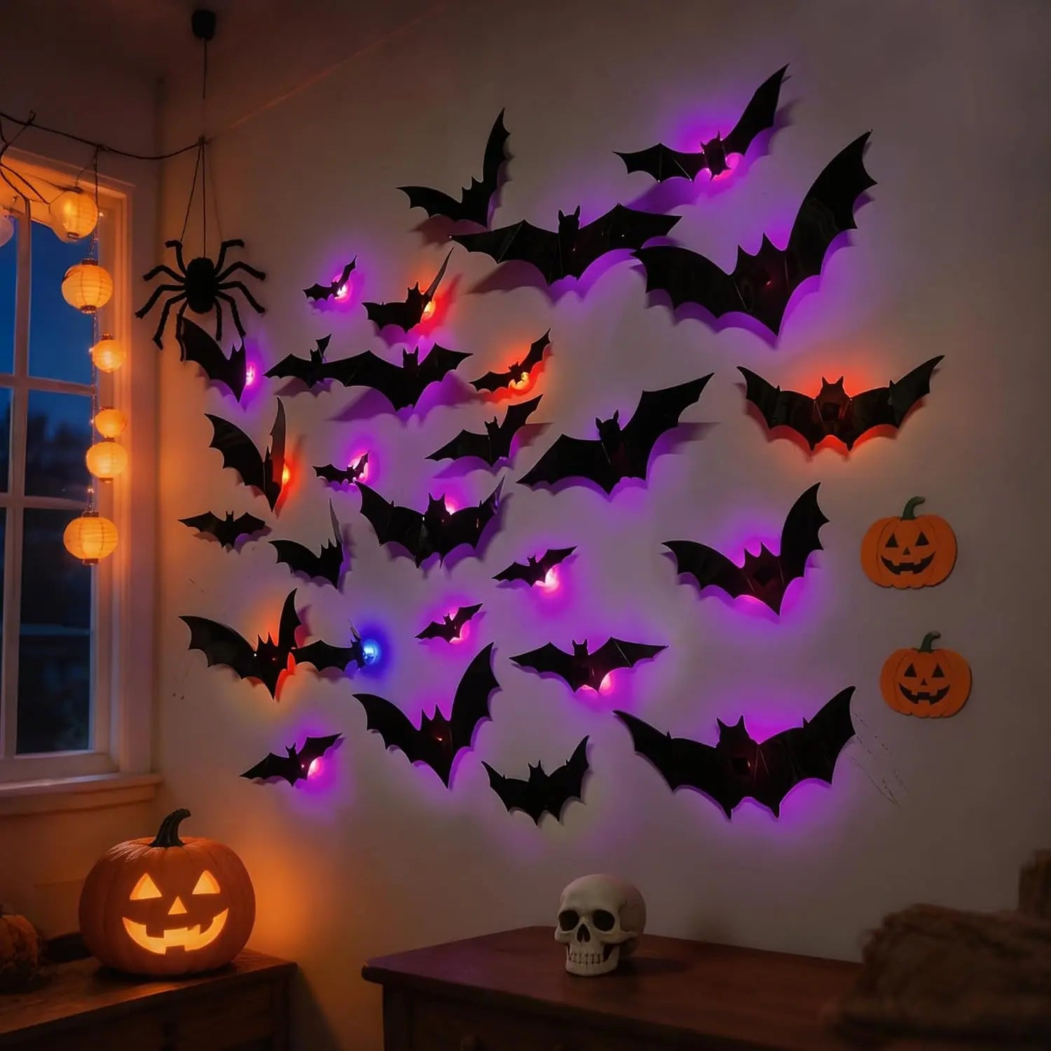 BatGleam | Halloween Bats Decorations